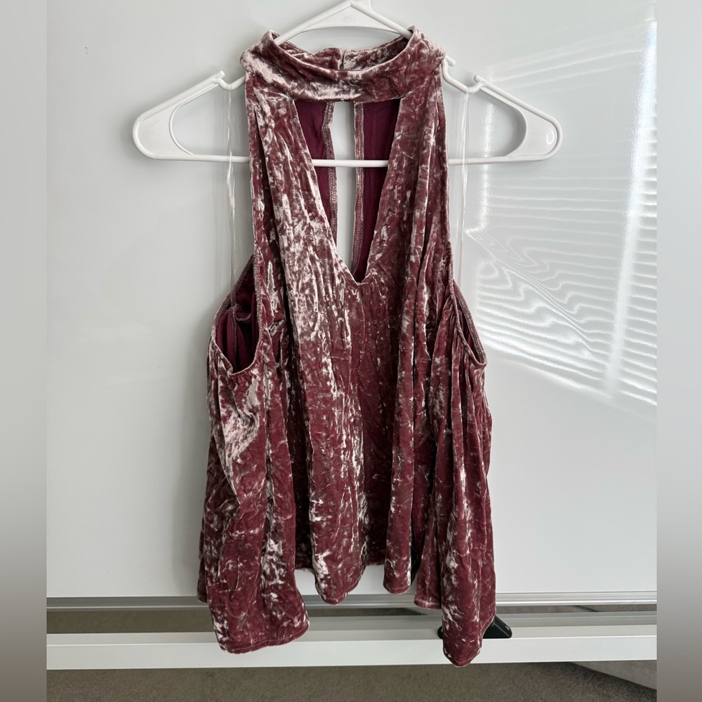 American Eagle Outfitters Asymmetrical Cut Out Tank Top
